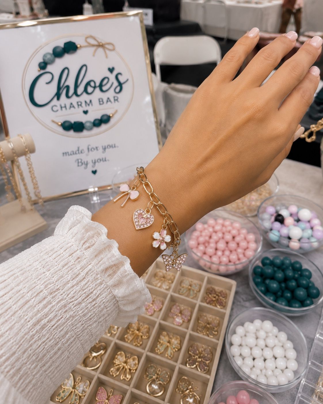 Custom charm bracelet